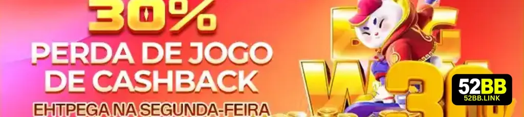Banner de promoções 52BB com bônus e ofertas especiais