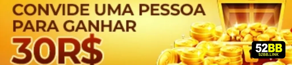 Banner de promoções 52BB com bônus e ofertas especiais